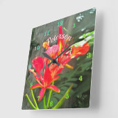Vallarta Flaming Beauty 1583 Vierkante Klok (Hoek)