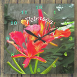 Vallarta Flaming Beauty 1583 Vierkante Klok<br><div class="desc">Schilderij "Vallarta Flaming Beauty 1583" Collectie Ik denk dat het niet zo ingewikkeld is Personaliseer op de productpagina of klik op de knop "Aanpassen" voor meer ontwerpopties. Personaliseer op de productpagina of klik op de knop Aanpassen voor meer ontwerpopties. Ontwerp gemaakt van mijn schilderij "Vallarta Flaming Beauty 1583" het vastleggen...</div>