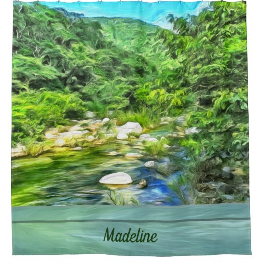 Vallarta Zuid-0366 Douchegordijn (Voorkant)