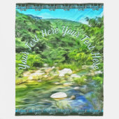 Vallarta Zuid-0366 Fleece Deken (Voorkant)