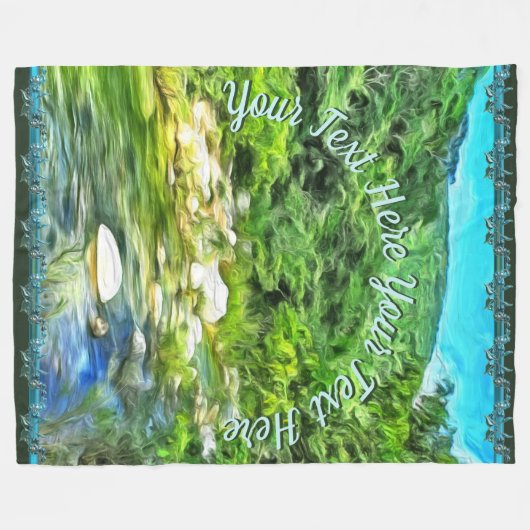 Vallarta Zuid-0366 Fleece Deken (Voorkant (Horizontaal))