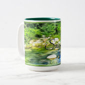 Vallarta Zuid-0366 Tweekleurige Koffiemok (Voorkant links)