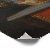 Vallayer-coster — Flowers in vase with peraches Poster (Hoek)