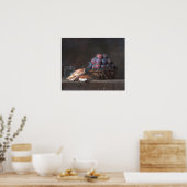 Vallayer-Coster - Mandjes met Pruimen Poster (Keuken)