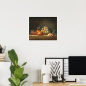 Vallayer-Coster - Stilleven met briochefruit Poster (Thuiskantoor)
