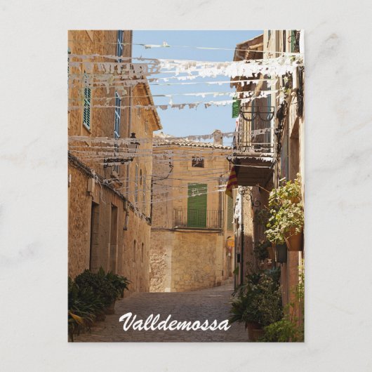 Valldemossa ansichtkaart briefkaart (Voorkant)