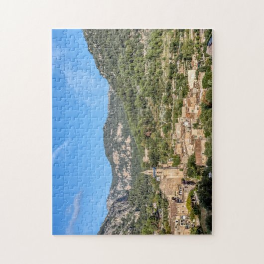 Valldemossa, oud dorp Mallorca, Spanje Legpuzzel (Verticaal)