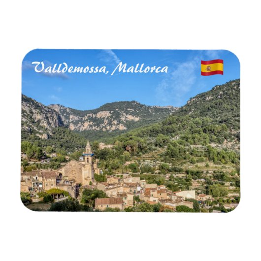 Valldemossa, oud dorp Mallorca, Spanje Magneet (Horizontaal)