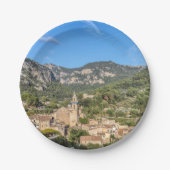 Valldemossa, oud dorp Mallorca, Spanje Papieren Bordje (Voorkant)