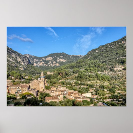 Valldemossa oud dorp - Mallorca, Spanje Poster (Voorkant)