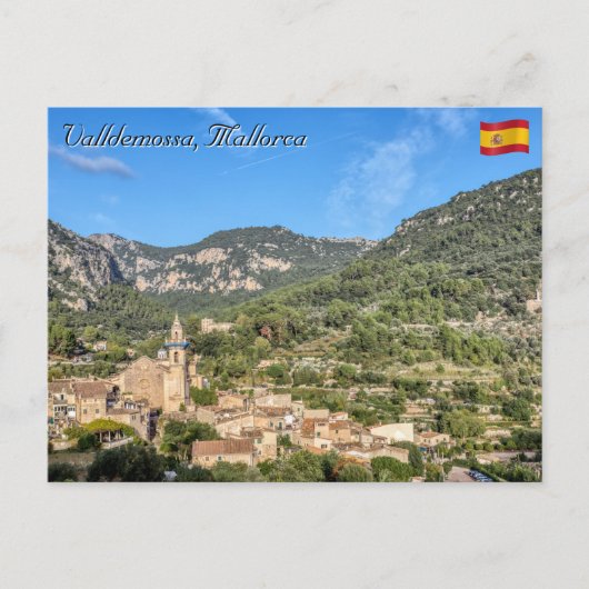 Valldemossa oude dorp - Mallorca, Spanje Briefkaart (Voorkant)