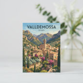 Valldemossa Oude Stad Spanje Briefkaart (Staand voorkant)