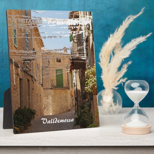 Valldemossa-plaquette Fotoplaat (Zijkant)