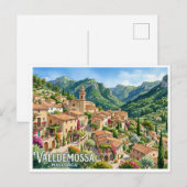 Valldemossa Spanje Briefkaart (Voorkant / Achterkant)