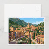 Valldemossa Spanje Briefkaart (Voorkant / Achterkant)