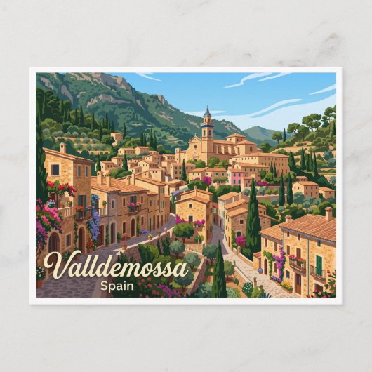 Valldemossa Spanje Briefkaart (Voorkant)