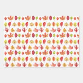 Valle bladeren en bessen Thanksgiving feestdag Inpakpapier Vel (Voorkant 2)