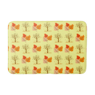 Valle bladeren en bomen Bath Mat