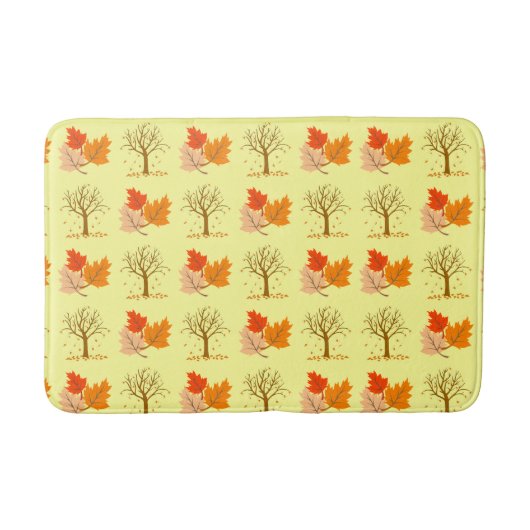 Valle bladeren en bomen Bath Mat (Voorkant)