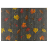 Valle bladeren op grijs snijplank (Voorkant)