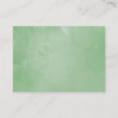 Valle bruiloft Floral Waterverf Accommodatie Informatiekaartje (Achterkant)