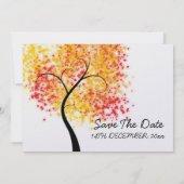 Valle bruiloft Zwirly Boom "Save the Date" Save The Date (Achterkant)