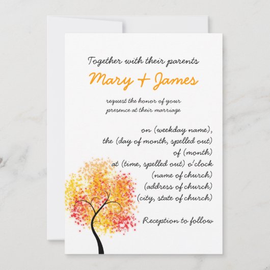 Valle bruiloft Zwirly Boom "Save the Date" Save The Date (Achterkant)