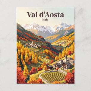 Valle d'Aosta Italië Briefkaart