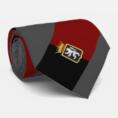 Valle d'Aosta-vlaggen Stropdas (Opgerold)