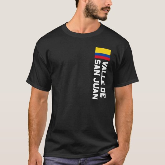 Valle de San Juan Colombia voor Colombiaanse Manne T-shirt (Voorkant)
