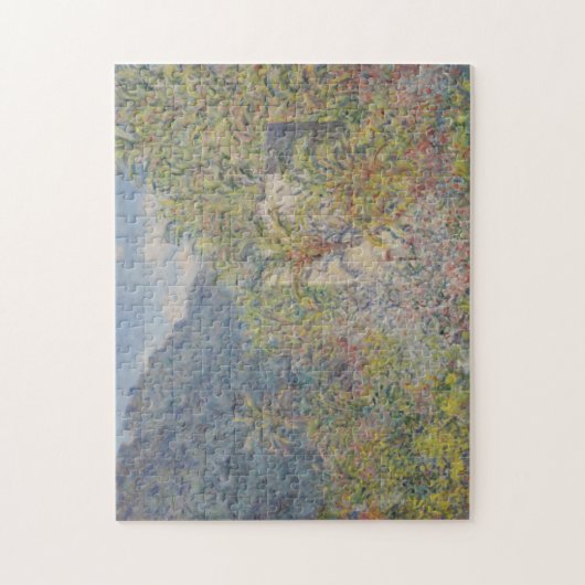 Valle di Sasso Bordighera Monet Fine Art Legpuzzel (Verticaal)