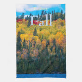 Valle kleuren De schoonheid van de Herfst Theedoek (Verticaal)