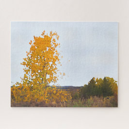 Valle kleuren Katoenboom Impressionist Art Legpuzzel
