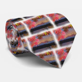 Valle kleuren op het Hood Canal Stropdas (Opgerold)