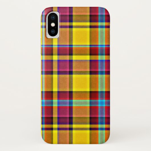 Valle kleuren Pset Tartan Case-Mate iPhone Case (Achterkant)