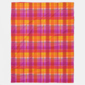 Valle kleuren spelden fleece deken (Voorkant)