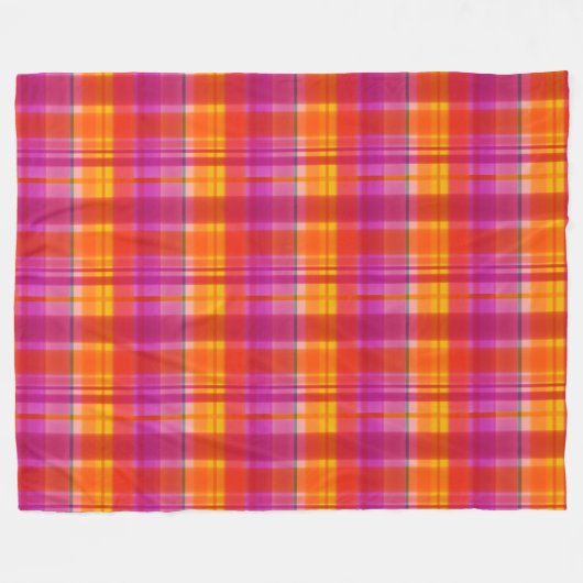 Valle kleuren spelden fleece deken (Voorkant (Horizontaal))