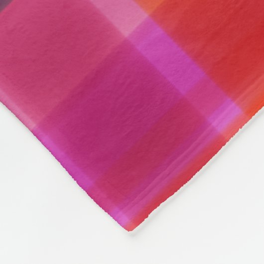 Valle kleuren spelden fleece deken (Hoek)