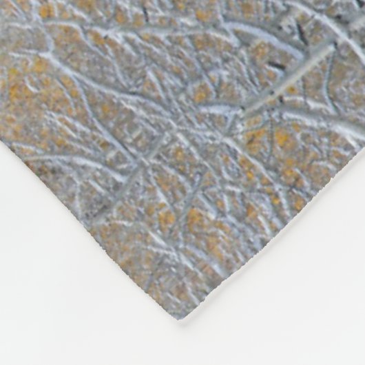 Valle kleuren van espennen en vers sneeuwbalpas fleece deken (Hoek)