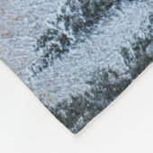 Valle kleuren van espennen en vers sneeuwbalpas fleece deken (Hoek)