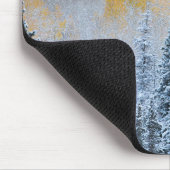 Valle kleuren van espennen en vers sneeuwbalpas muismat (Hoek)