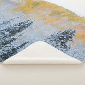 Valle kleuren van espennen en vers sneeuwbalpas sherpa deken (3/4)