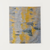 Valle kleuren van espennen en vers sneeuwbalpas wandkleed (Voorkant)