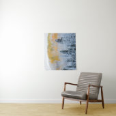 Valle kleuren van espennen en vers sneeuwbalpas wandkleed (In situ)