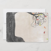 Valle kleuren van linnen textiel Weddenschap Kaart (Achterkant)