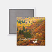 Valle kleuren, Wasatch Mountains, noordelijk Utah  Magneet (Voorkant / Achterkant)