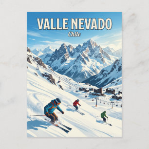 Valle Nevado Ski Resort Chili Briefkaart