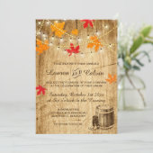 Valle trouwuitnodiging voor een landbruiloft kaart (Staand voorkant)