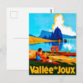 Vallée de Joux, zomer in Zwitserland,  Briefkaart (Voorkant / Achterkant)