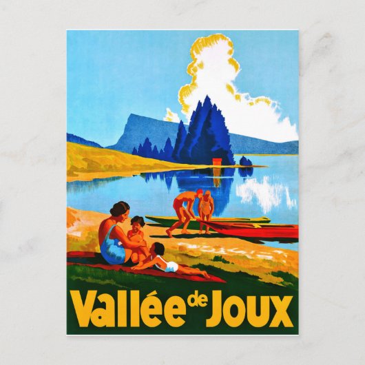 Vallée de Joux, zomer in Zwitserland,  Briefkaart (Voorkant)